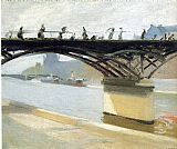 Les Pont des Arts by Edward Hopper